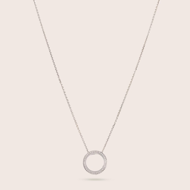 Circles | Colar com Pendente com Diamantes