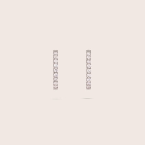 Circles | Diamond Hoop Earrings