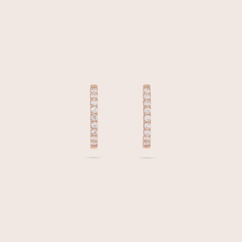 Circles | Diamond Hoop Earrings