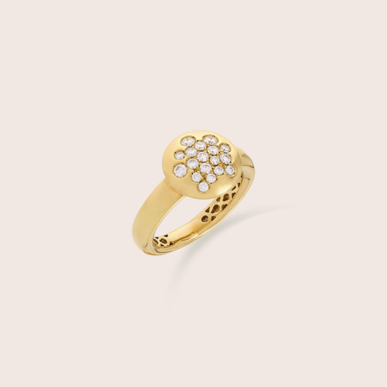 Dahlia | Anel com Diamantes