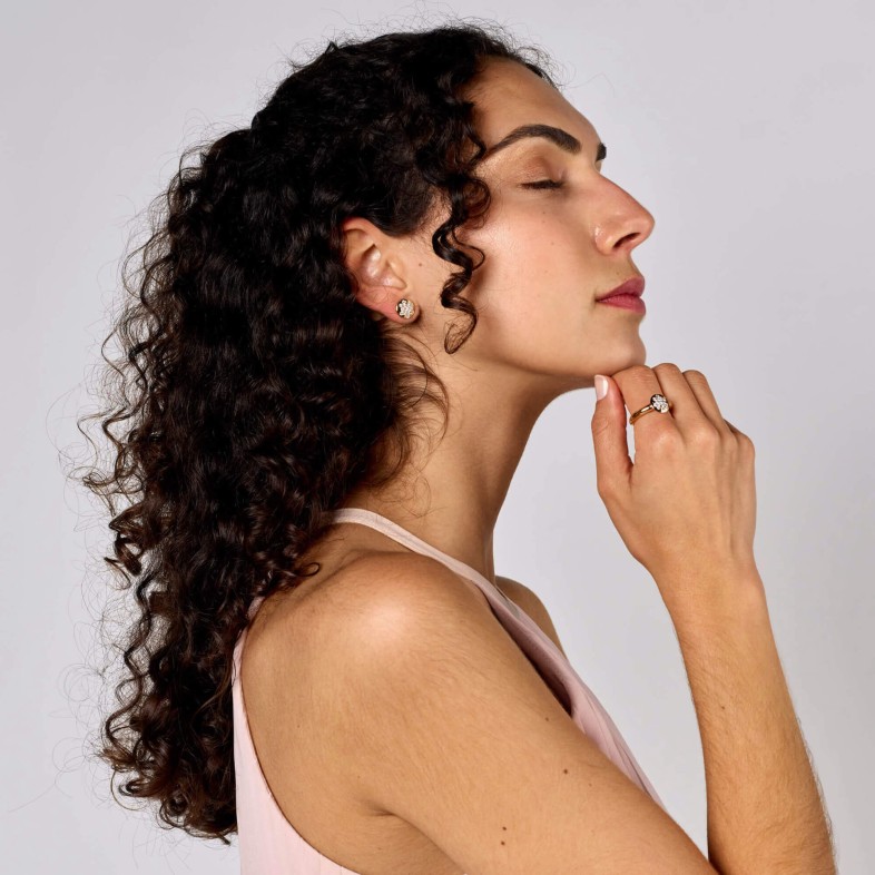 Dahlia | Diamond Earrings