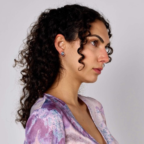 Dahlia | Brincos com Safiras e Diamantes