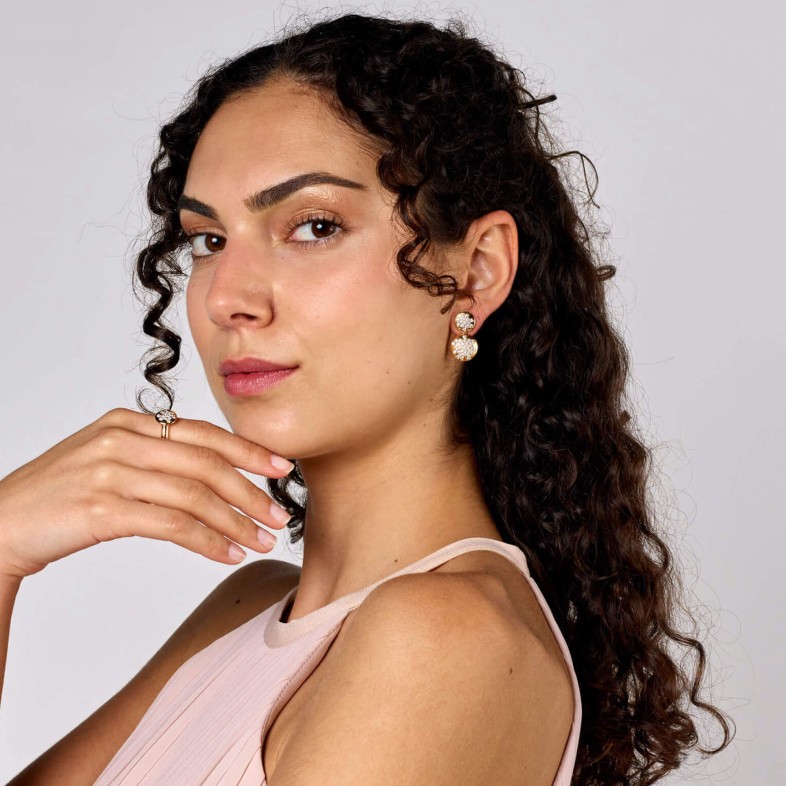 Dahlia | Diamond Earrings