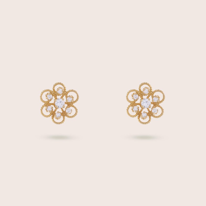 Diamond Filigree | Earrings