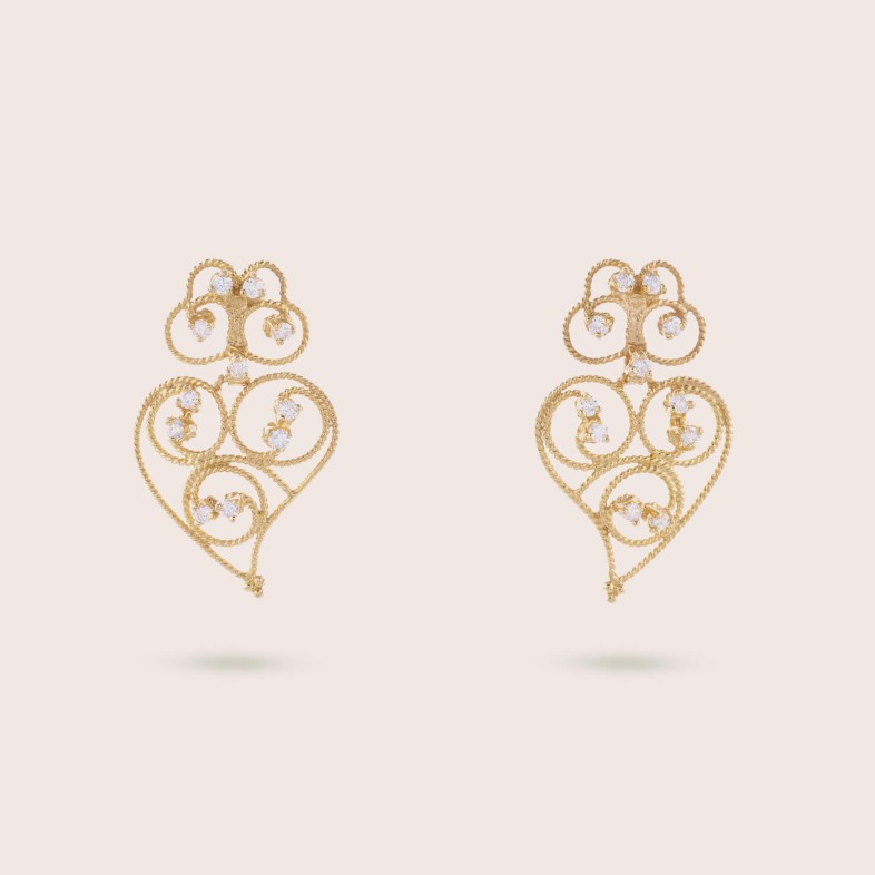 Diamond Filigree | Earrings