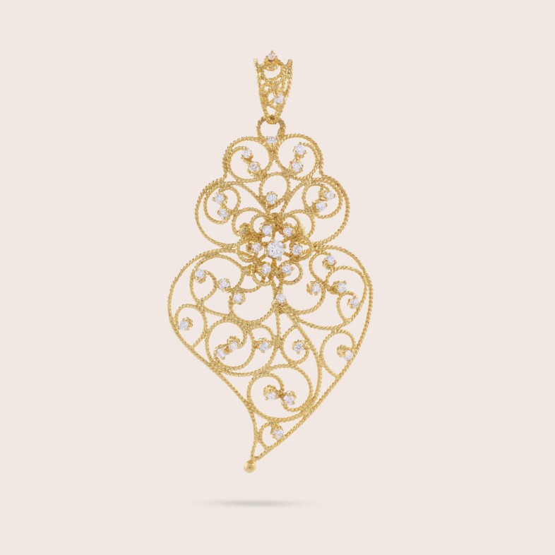 Diamond Filigree | Pendente