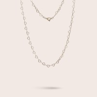 Plain silver / Rhodium-plated silver