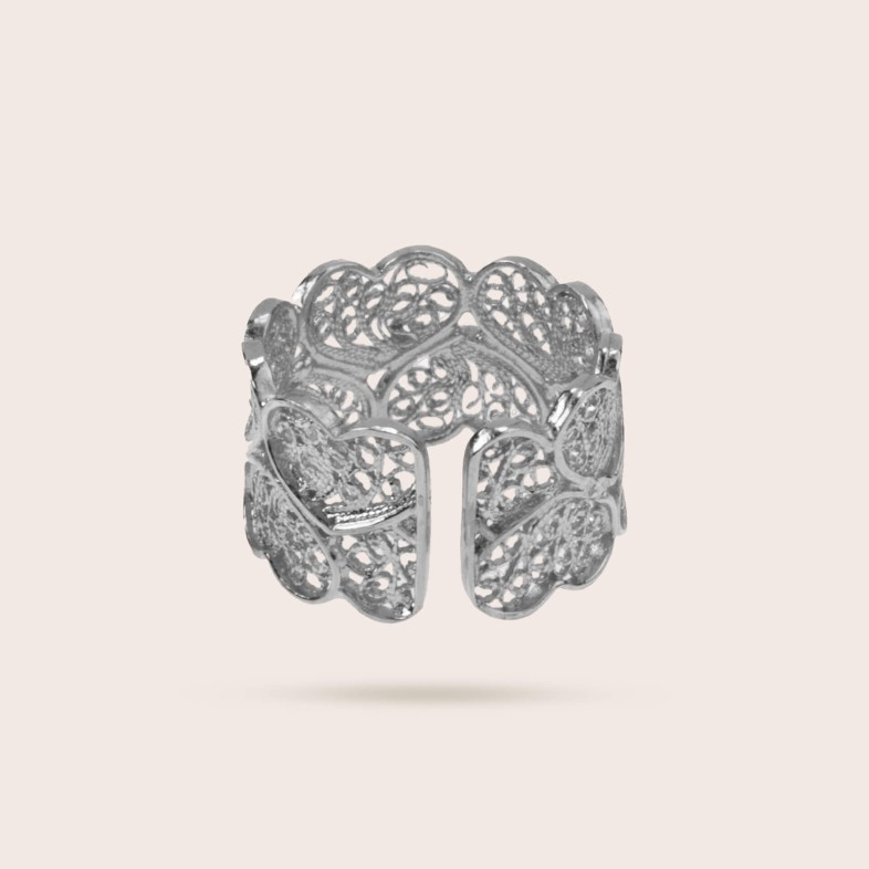 Heart Filigree Ring