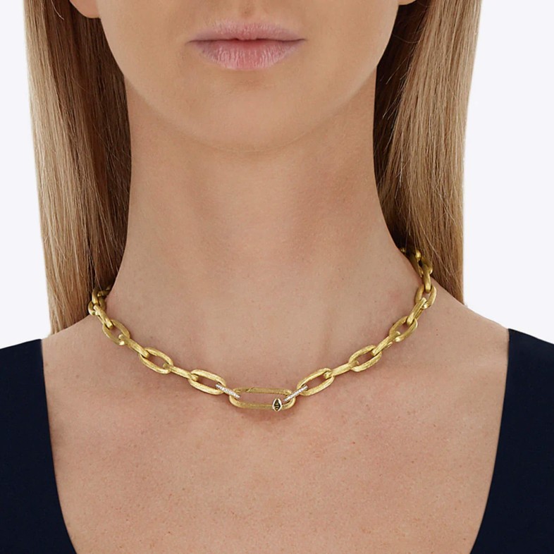 COLAR EM OURO 18K COM DIAMANTES | LIBERA