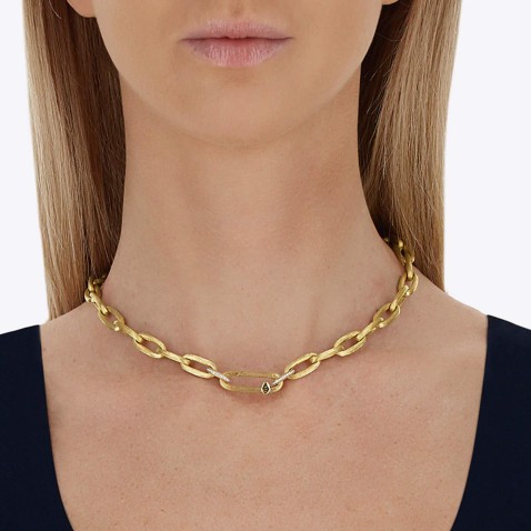 COLAR EM OURO 18K COM DIAMANTES | LIBERA