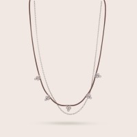 Plain silver / Rhodium-plated silver