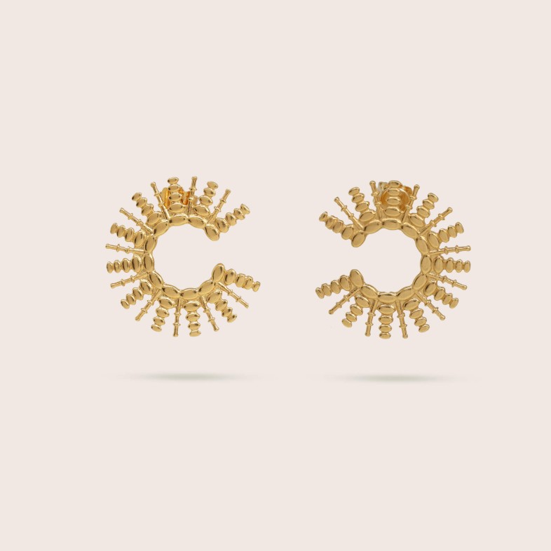 Gold-plated Silver Earrings