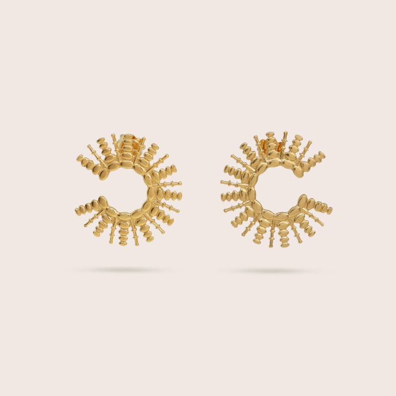 Gold-plated Silver Earrings