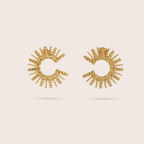 Gold-plated Silver Earrings