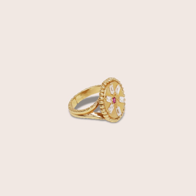 Gold-plated Silver Ring