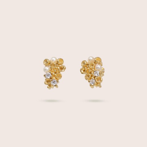 Gold Plated Silver Earrings