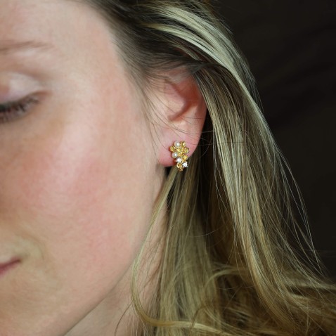 Gold Plated Silver Earrings