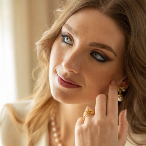 Gold Plated Silver Ring