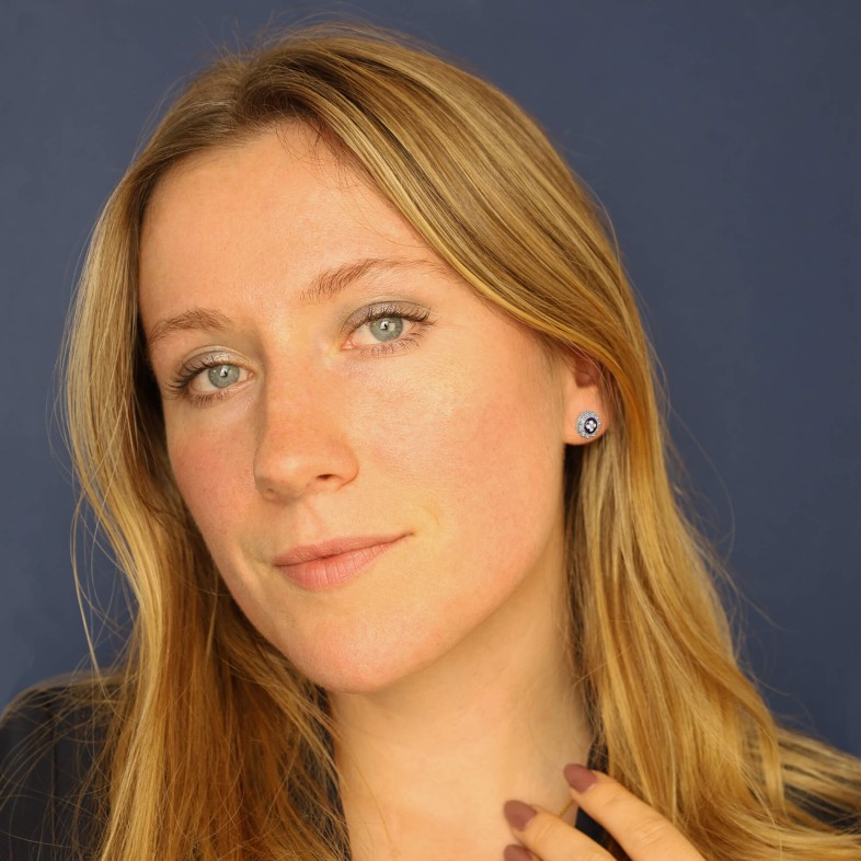 925 SILVER AND ENAMEL EARRINGS | PORTUGUESE ROSES