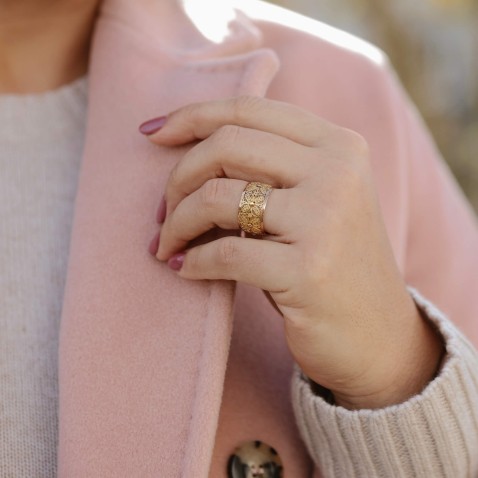 GOLD FILIGREE RING | GOLD HERITAGE