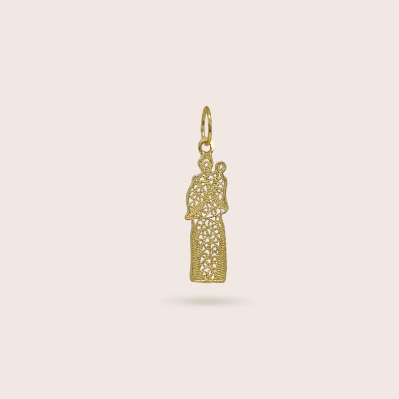 Saint Anthony Pendant 19.2K Gold