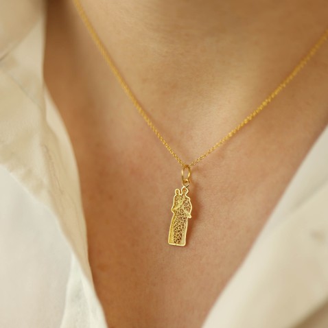 Saint Anthony Pendant 19.2K Gold