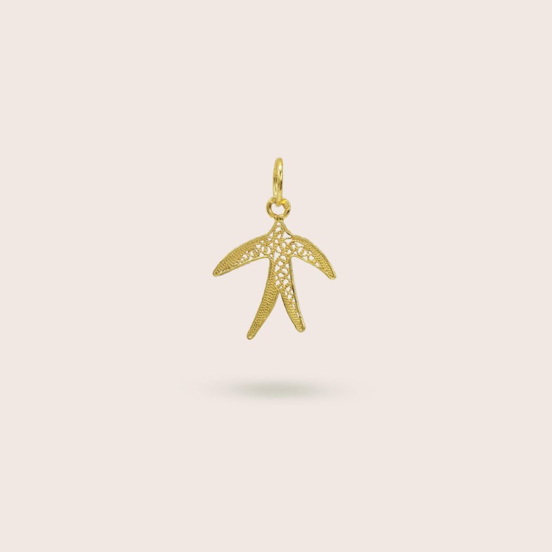 Swallow Pendant in 19.2K Gold | Popular