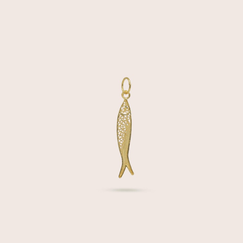 19.2K Gold Sardine Pendant | Popular