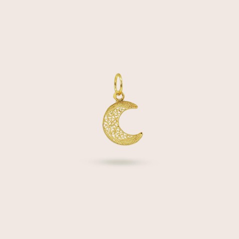 Moon Pendant in 19.2K Gold