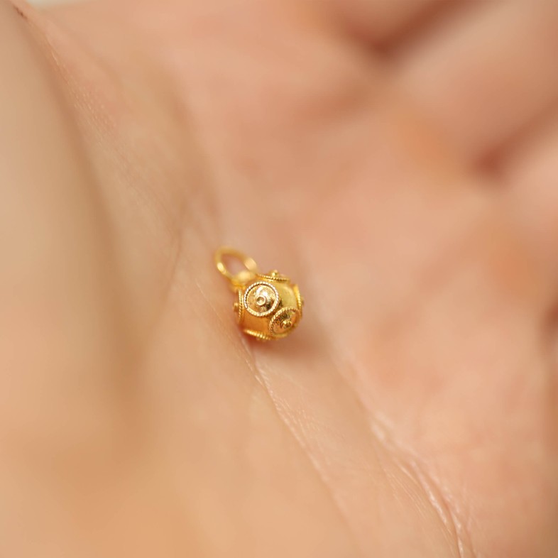 Pendant Viana Bead 19.2K Gold | Minhota