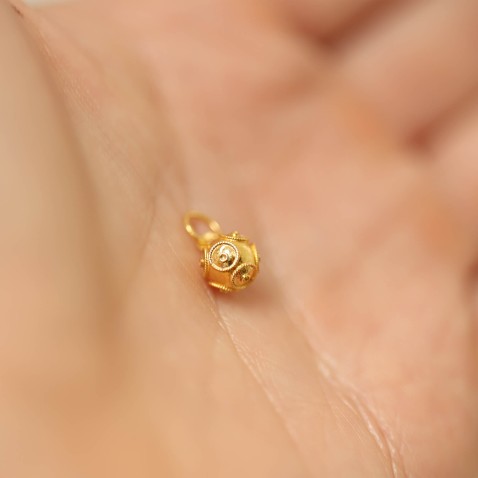 Pendant Viana Bead 19.2K Gold | Minhota