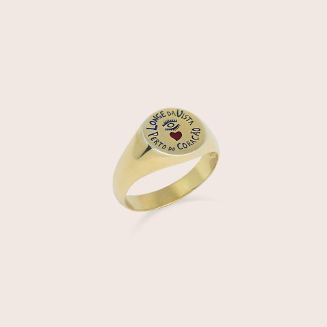 "Far from Sight, Close to the Heart" Ring Sterling Silver | Lembran�a