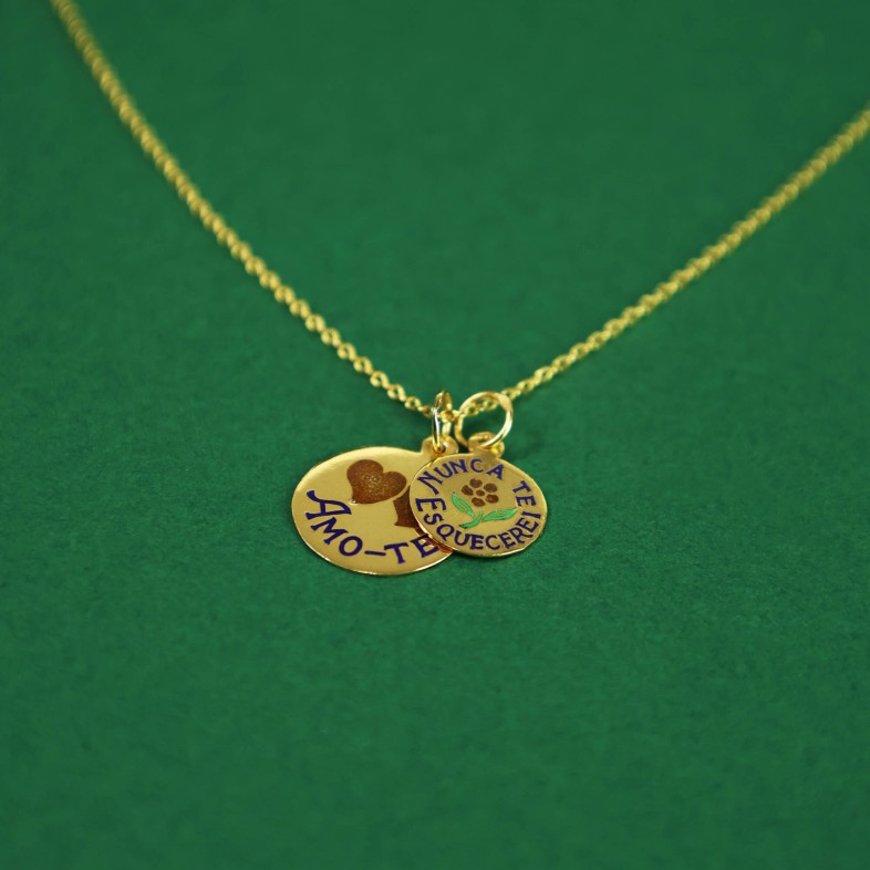 "I Will Never Forget You" Pendent Sterling Silver | Lembran�a