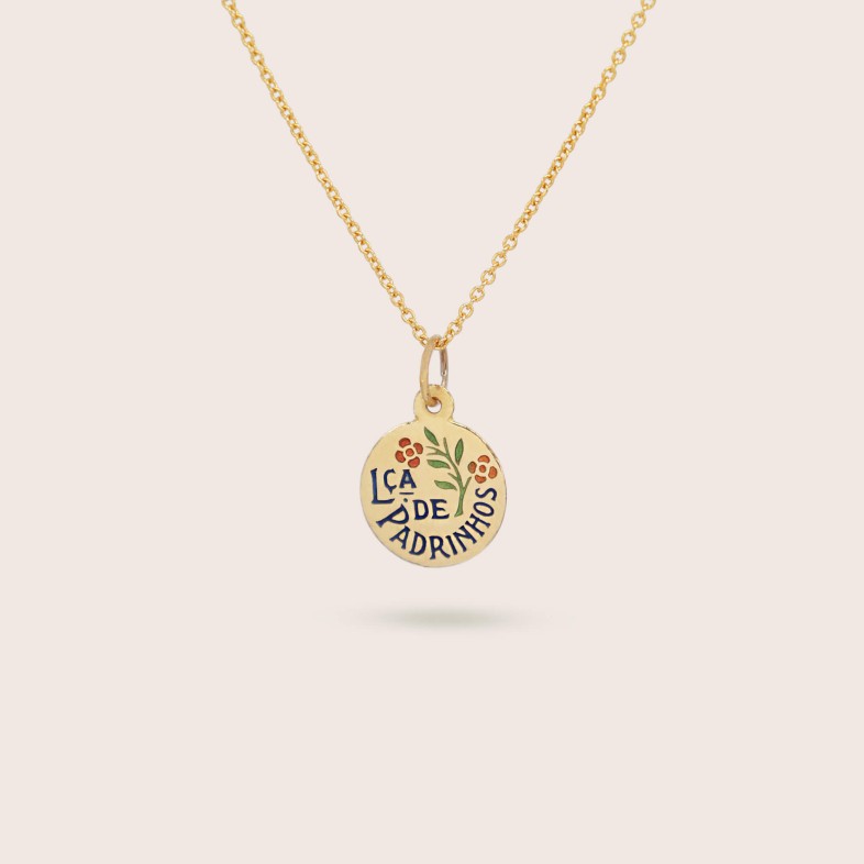 "Godparents' Keepsake" Pendant in 19,2K Gold | Lembran�a