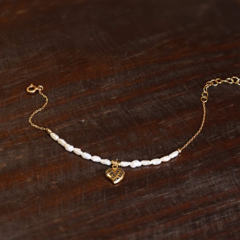 "Don't Kiss Me on the Mouth" Heart Pendant in Sterling Silver | Lembran�a