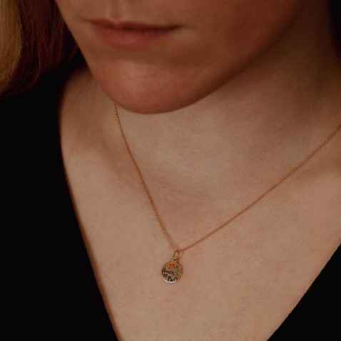 Gold-plated Sterling Silver "Parents' Love" Pendant | Lembran�a