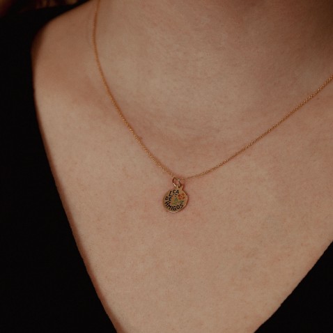 Gold-plated Sterling Silver "Friends' Keepsake" Pendant | Lembran�a