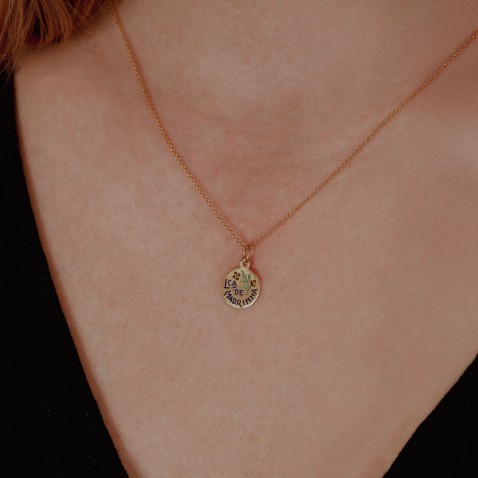 Gold-plated Sterling Silver "Godmother's Keepsake" Pendant | Lembran�a
