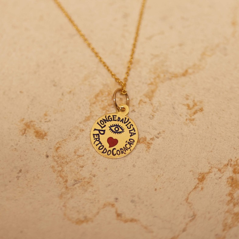 "Out of Sight, Close to the Heart" Pendant in 19,2K Gold | Lembran�a