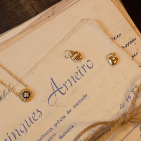 Pendente Cora��o Ouro 19,2K | Lembran�a