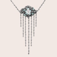 silver / turquoise