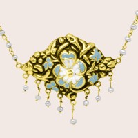 Dourado / Turquesa