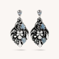 Prateado / Turquesa