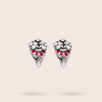Silver / Red