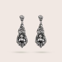 Plain silver / Rhodium-plated silver