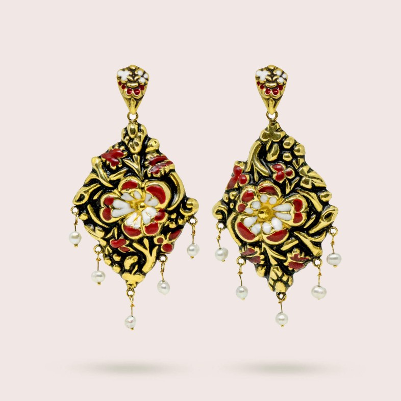 NEOBAROQ | Enamel Earrings