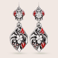 Silver / Red