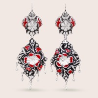 Silver / Red