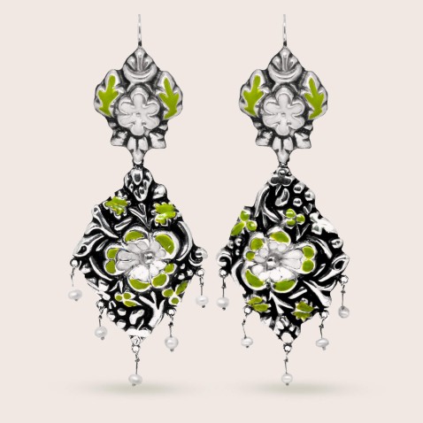 NEOBAROQ | Enamel Earrings