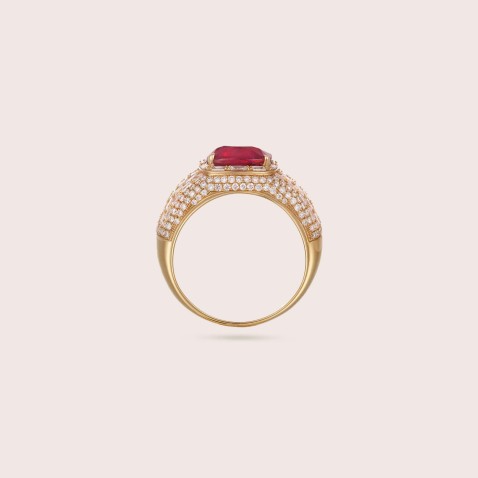 Rubies and Diamond Ring